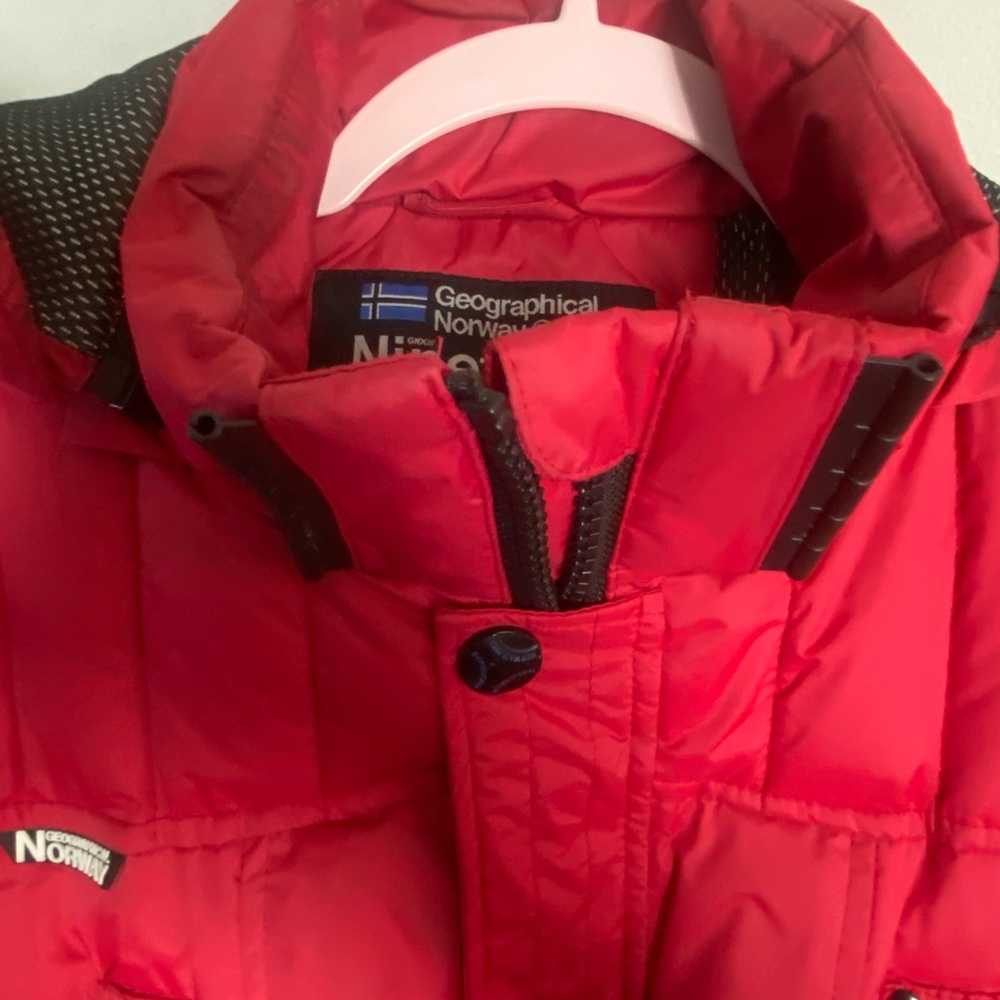 Red Kids Puffer Jacket - Picture 9 of 16